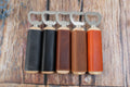 Leather Wrapped Wooden Bottle Opener - photo 4