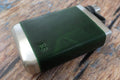 Personalised Leather Wrapped Trekking Hip Flask - photo 2
