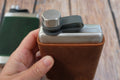 Personalised Leather Wrapped Trekking Hip Flask - photo 7