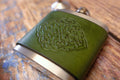 Hand Dyed Leather Flask 6oz - photo 10