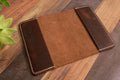 Leather Passport Holder - Brown - photo 6