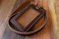 Leather ID Holder with Lanyard - Brown - photo 6
