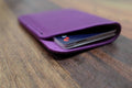 Purple Leather Card Pouch - photo 4