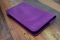 Leather Notebook Cover A6 - Purple - photo 5