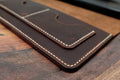 Leather Notebook Cover A5 - Brown - photo 5