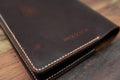 Leather Notebook Cover A5 - Brown - photo 9