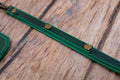 Leather ID Holder Horizontal with Lanyard - Green - photo 3