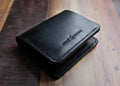 Italian Leather Bi-fold Wallet - Black - photo 2