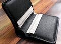 Italian Leather Bi-fold Wallet - Black - photo 4