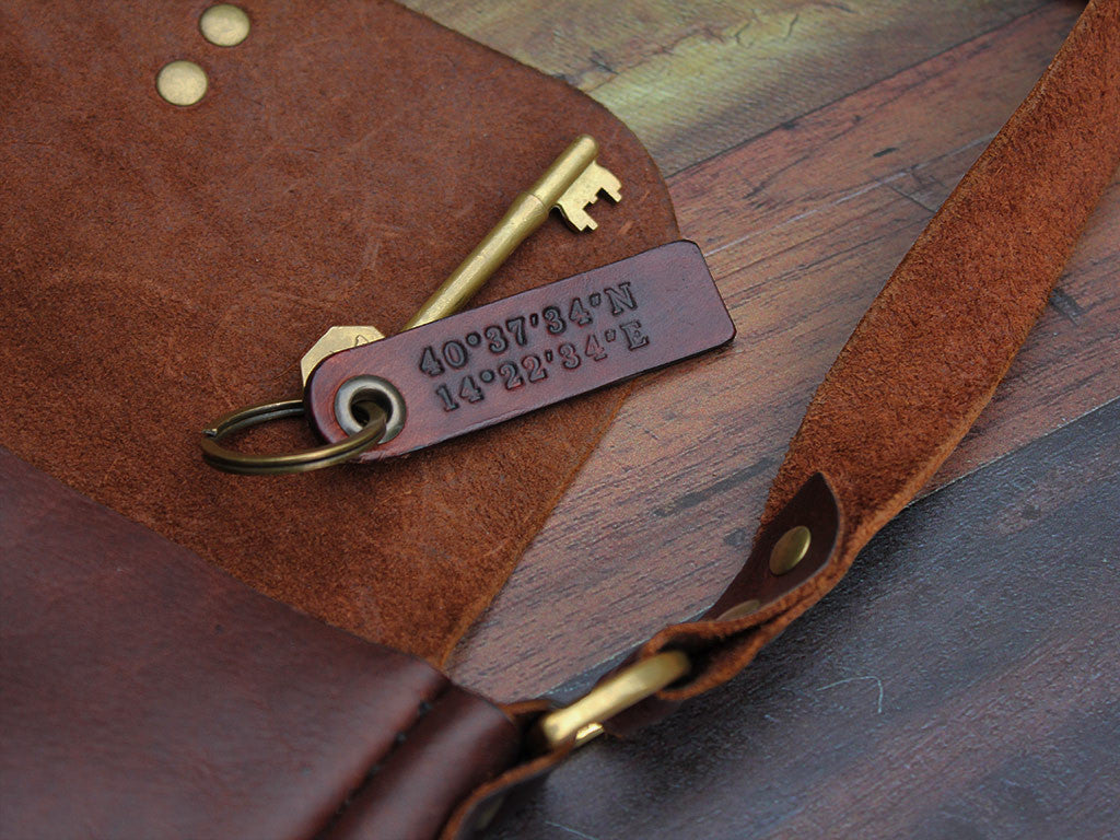 Personalised Leather Key Fob - Hide & Home - 1