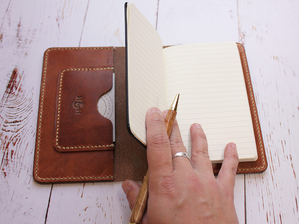 Leather Notebook Cover A6 - Horween Dublin