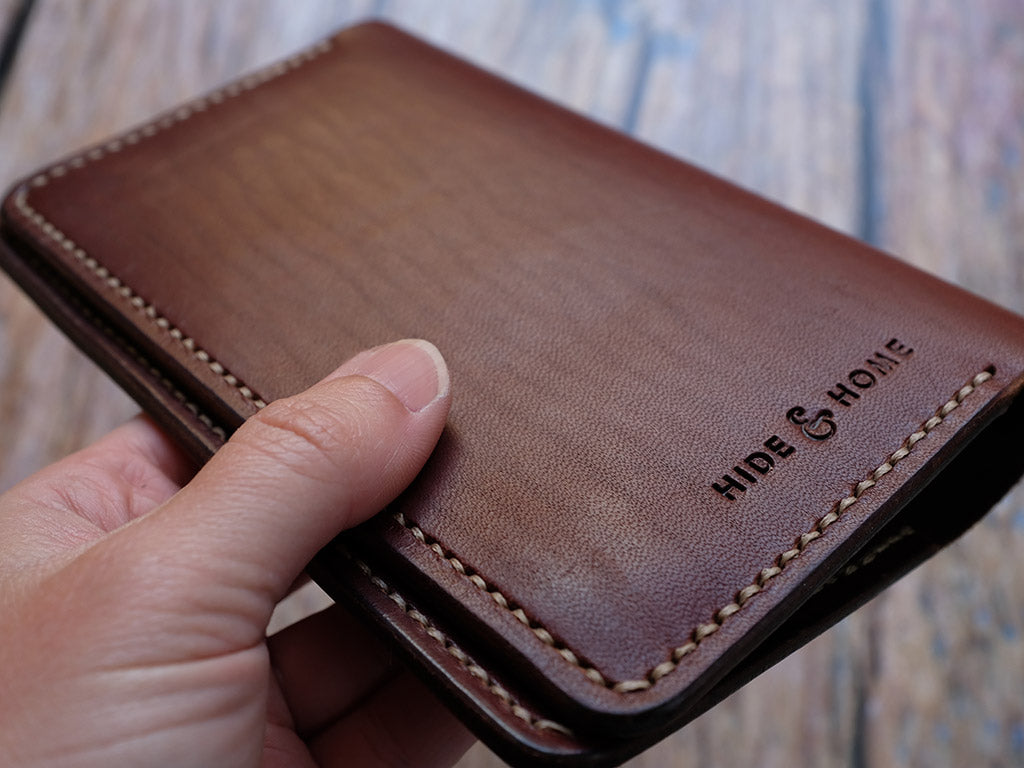Italian Leather Notebook Cover A6 - Brown