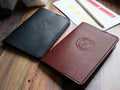 Italian Leather Golf Scorecard Holder - Black - photo 2