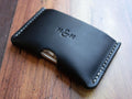Italian Leather Card Holder - Black - photo 1