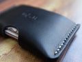 Italian Leather Card Holder - Black - photo 5