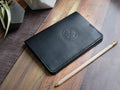 Italian Leather Golf Scorecard Holder - Black - photo 1