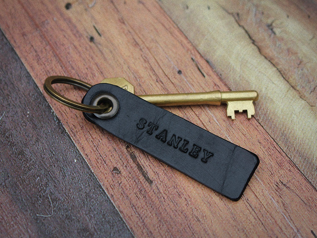 Personalised Leather Key Fob - Hide & Home - 5