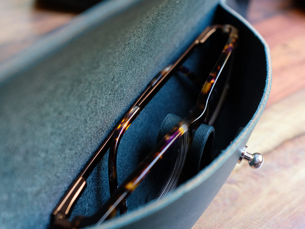 Italian Leather Glasses Case