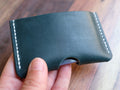 Italian Leather Card Holder - Blue - photo 3