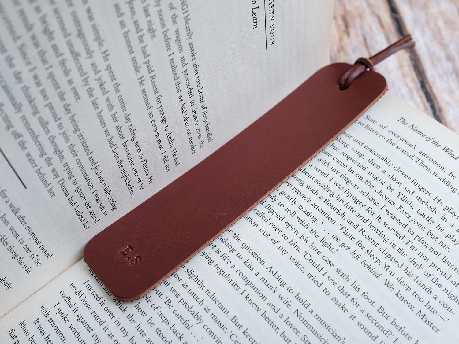 Italian Leather Bookmark