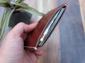 Italian Leather Card Holder - Brown - photo 4