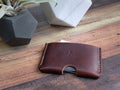Italian Leather Card Holder - Brown - photo 1