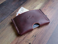 Italian Leather Card Holder - Brown - photo 5