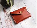 Italian Leather Button Wallet - Tan - photo 3