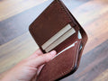 Italian Leather Bi-fold Wallet - Brown - photo 1