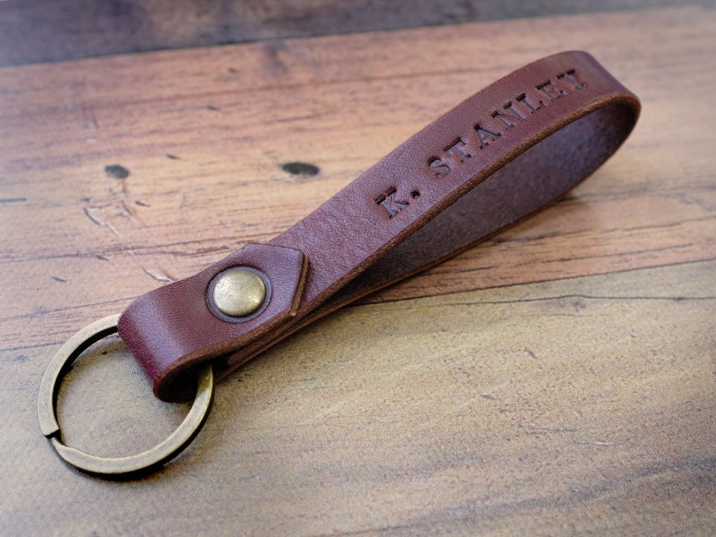 Italian Leather Key Ring