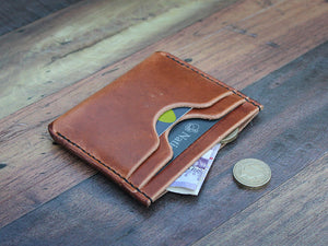 Leather Card Wallet - Horween Dublin
