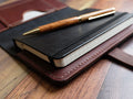 Italian Leather Notebook Cover A6 - Contrast - photo 6
