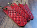 Dragon Scale Leather Key Fob - photo 2
