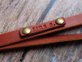 Leather ID Holder with Lanyard - Tan - photo 3